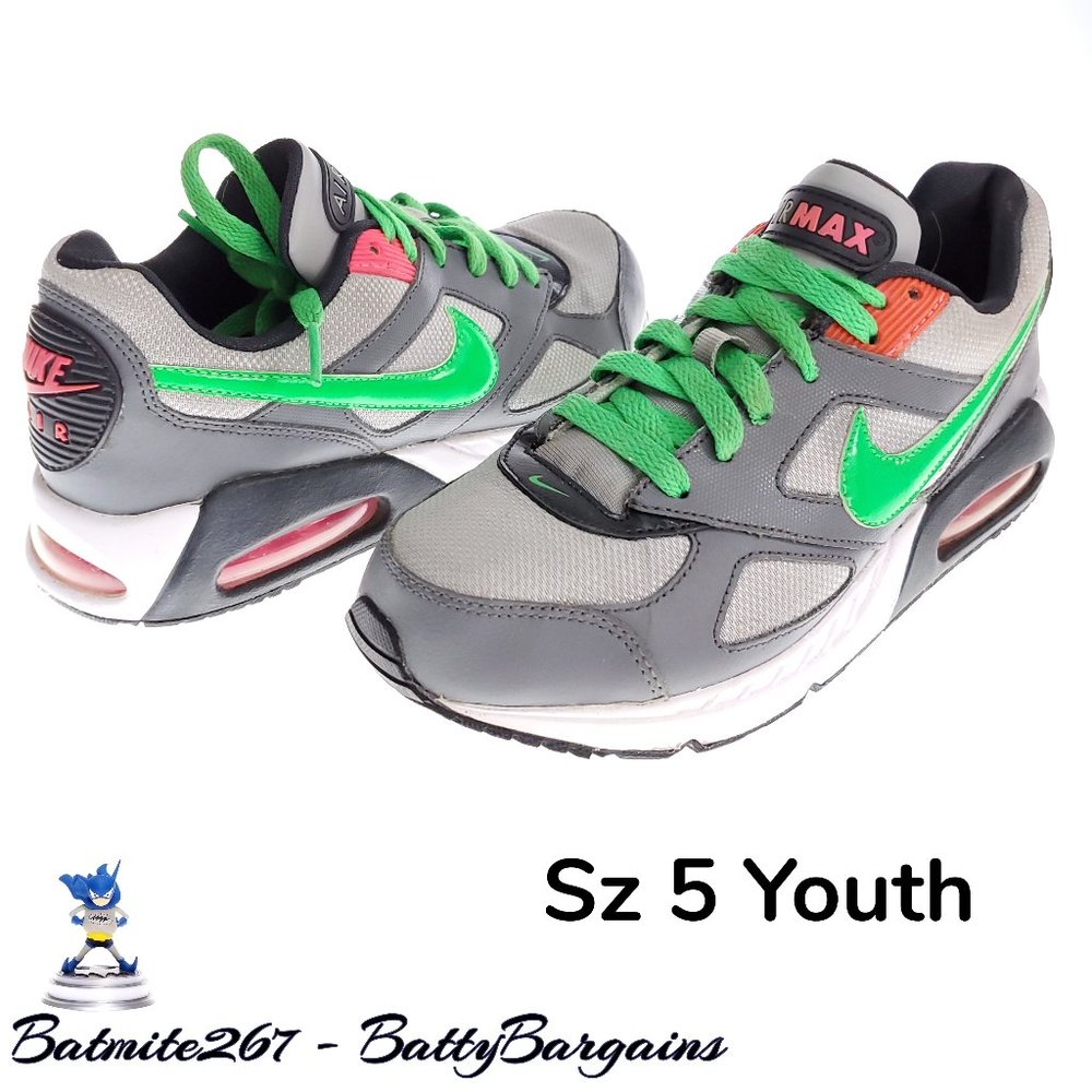 5Y Nike Air Max IVO GS Gray Lime Pink 2013 Youth